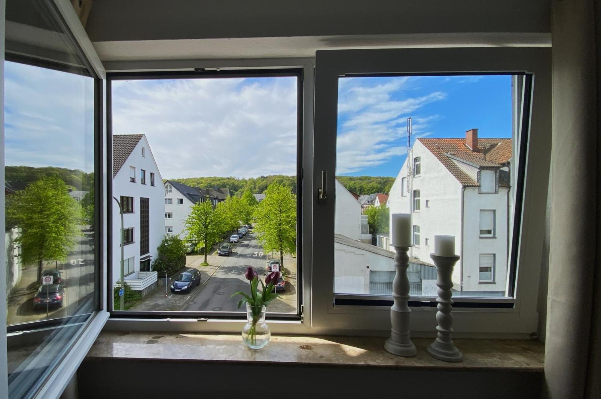 Schoelerberg Apartment Mit Tiefgaragenparkplatz Und Kingsize-Bett Osnabrück Екстериор снимка